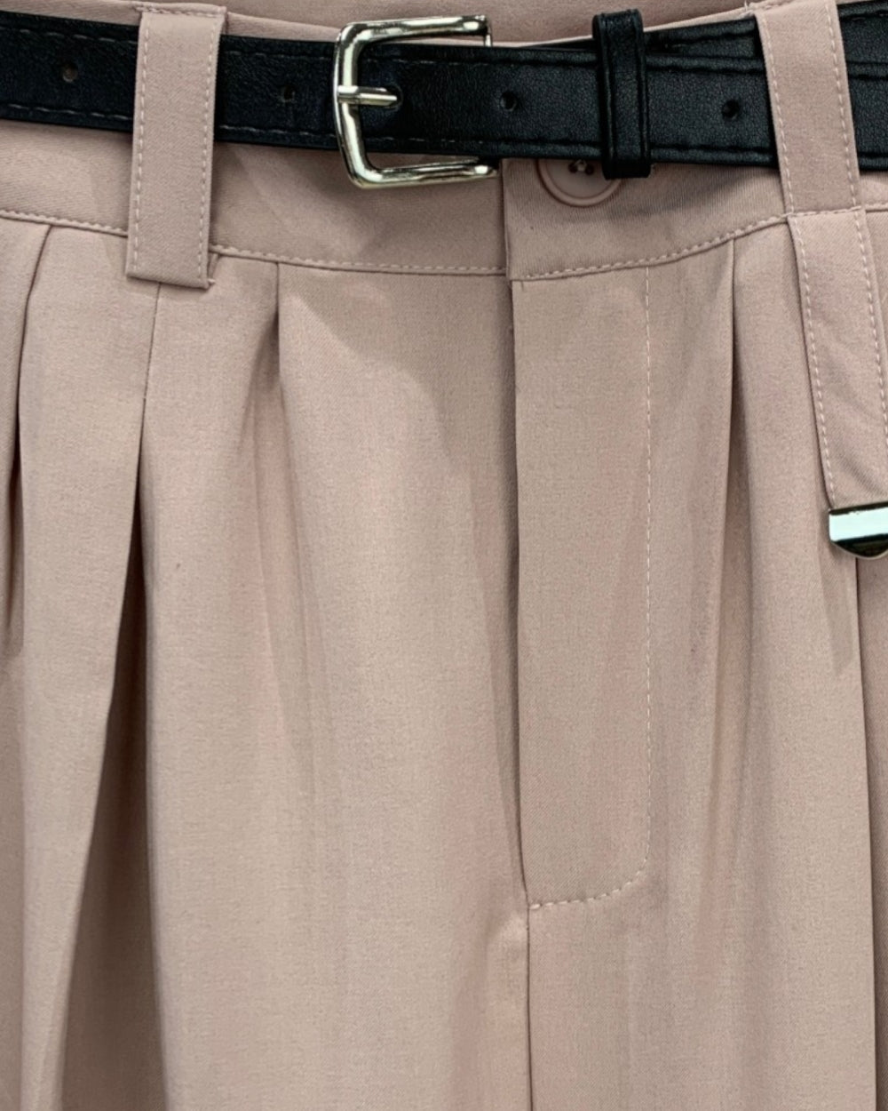 Pleated Wide - Leg Trousers - Zilvina