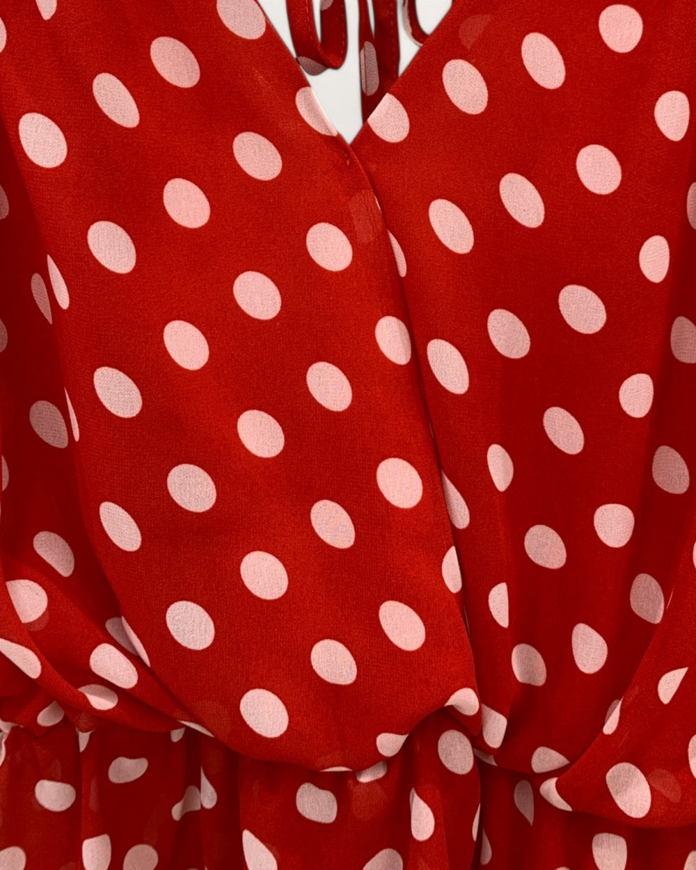 Polka Dot Chiffon Top - Zilvina