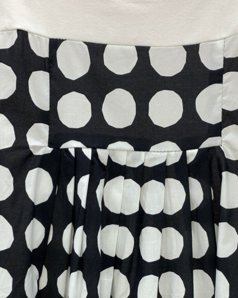 Polka Dot Contrast Swing Tunic - Zilvina