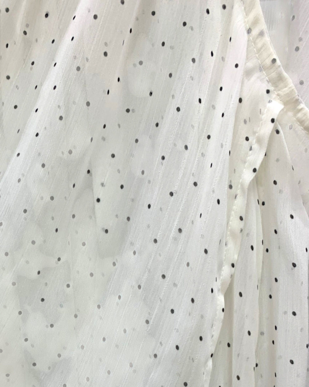 Polka Dot Halter Asymmetric Top - Zilvina