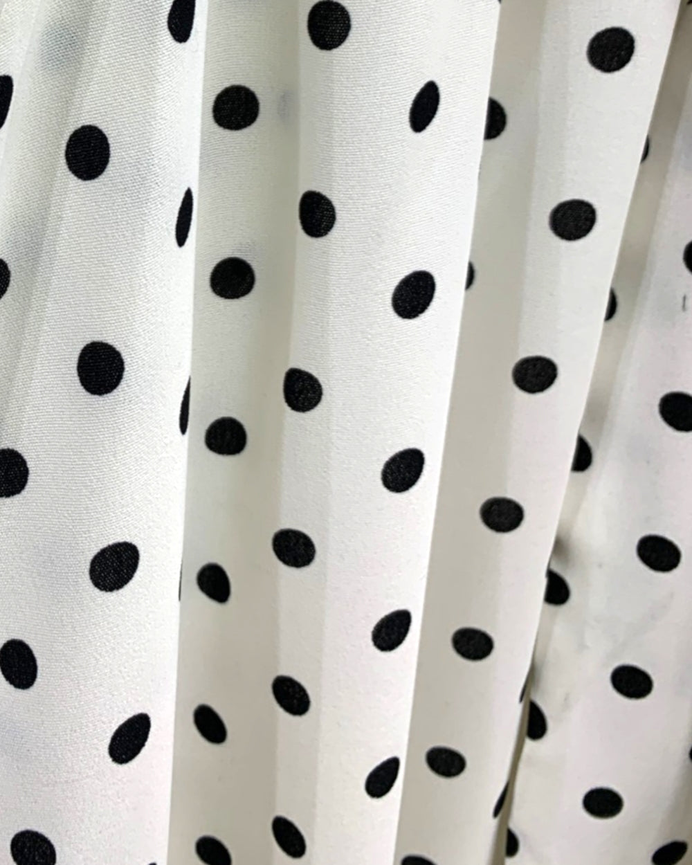 Polka Dot Tie - Waist Maxi Skirt - Zilvina