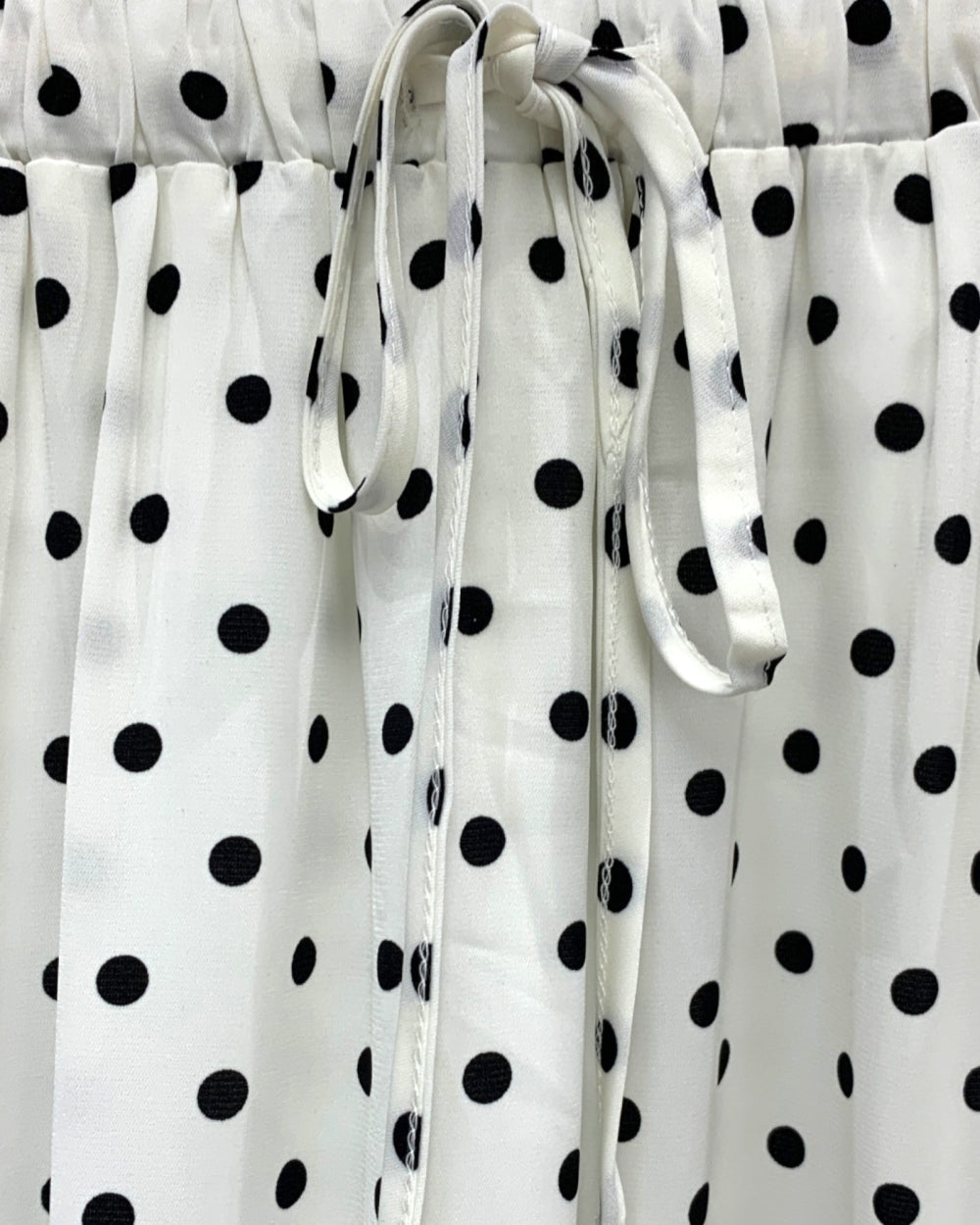Polka Dot Tiered Ruffle Skirt - Zilvina
