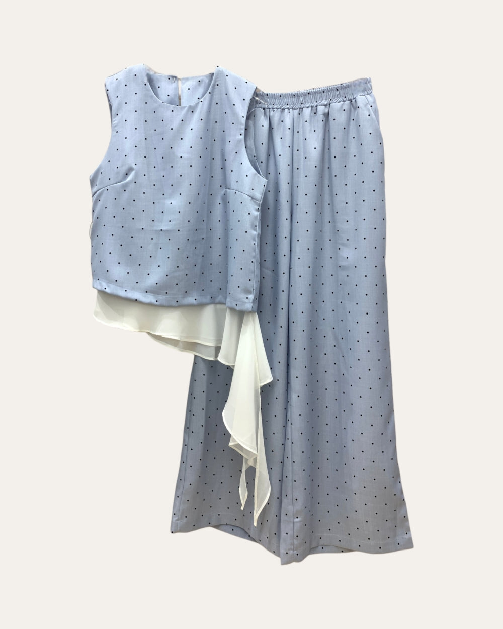 Polka Dot Two - Piece Set (Top & Pants) - Zilvina