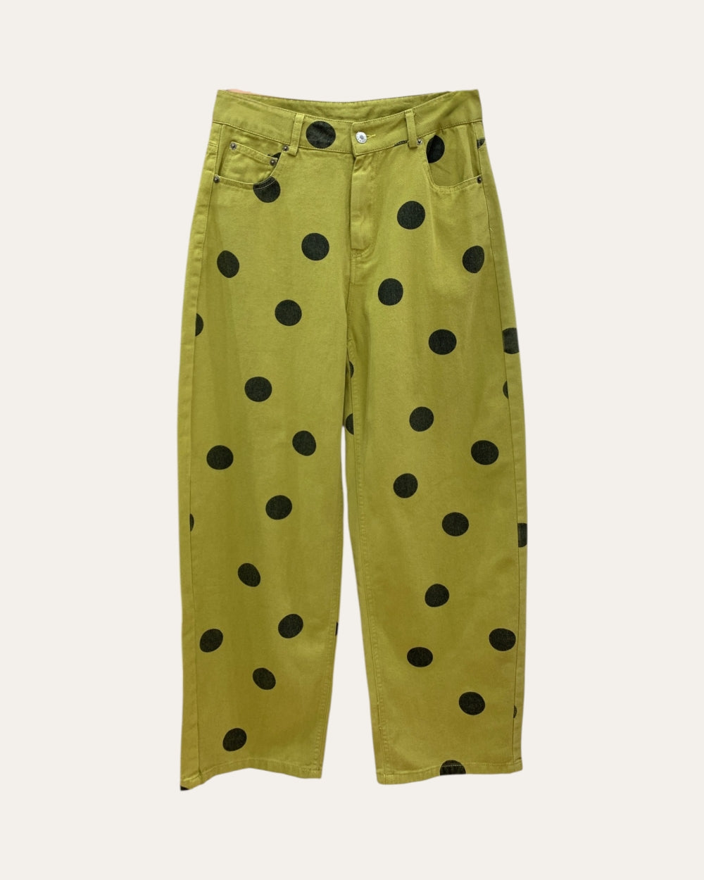 Polka Dot Wide-Leg Pants - Zilvina