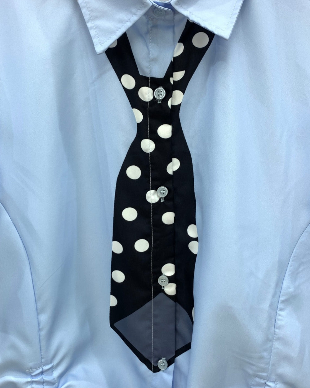 Preppy Tie-Detail Drawstring Shirt - Zilvina