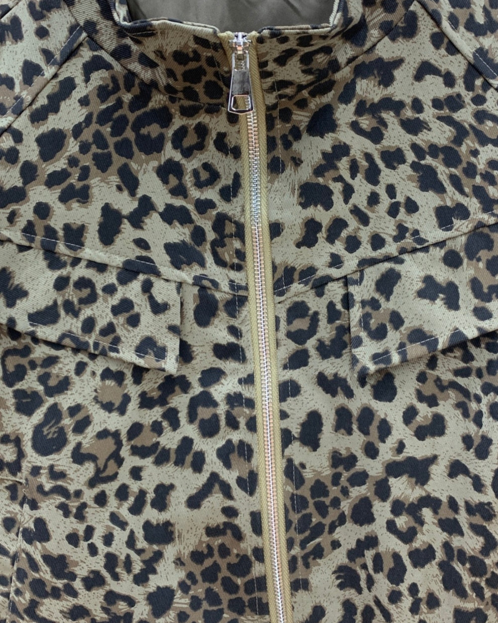 Printed Utility Cropped Jacket - Zilvina