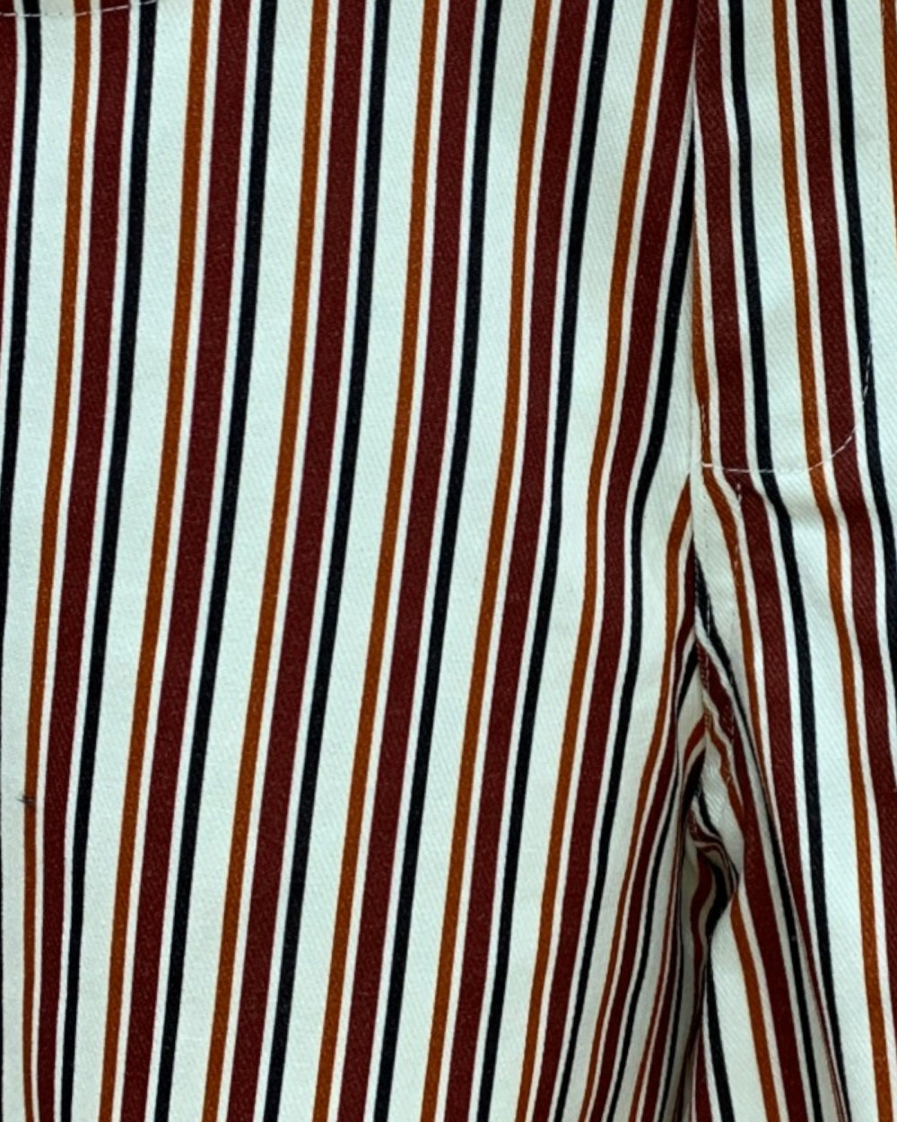 Retro Stripe Barrel Pants - Zilvina