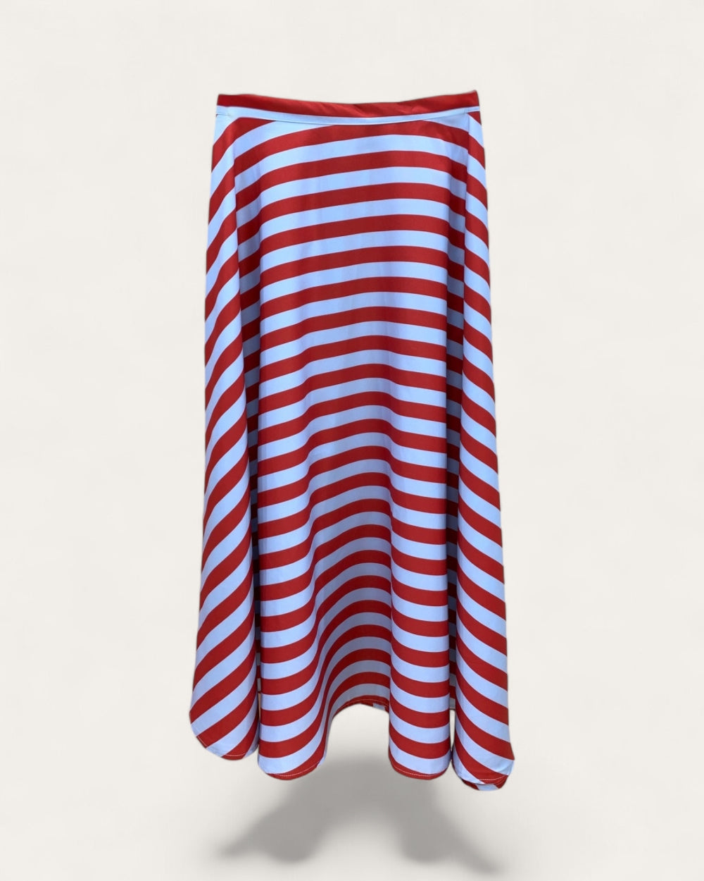 Riviera Diagonal Stripe Maxi Skirt - Zilvina