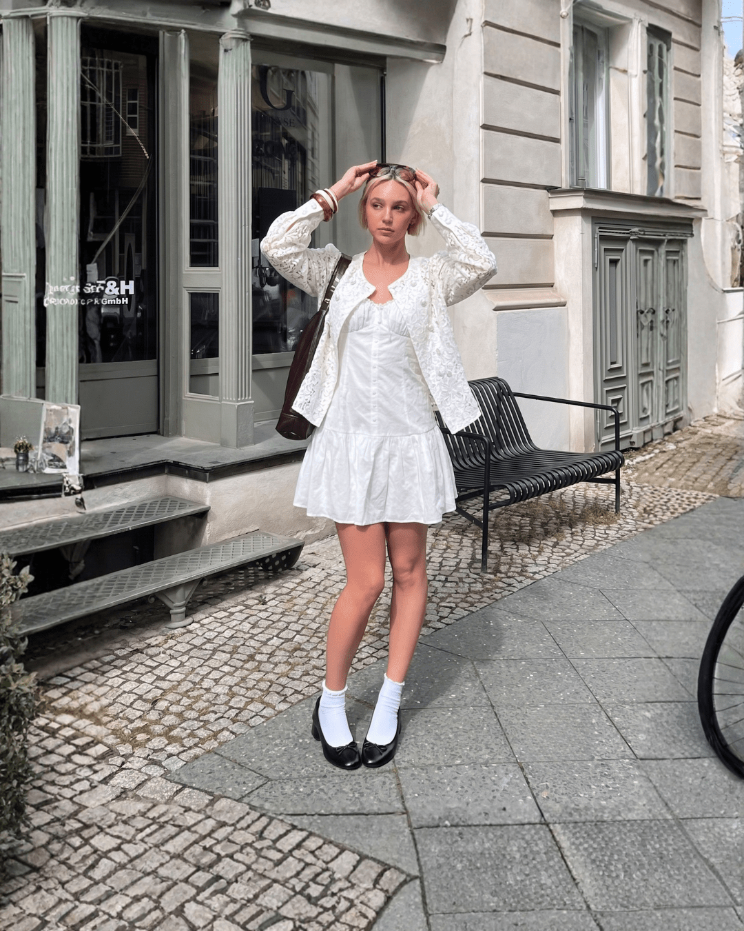 Romantic Lace Peplum Blouse - Zilvina