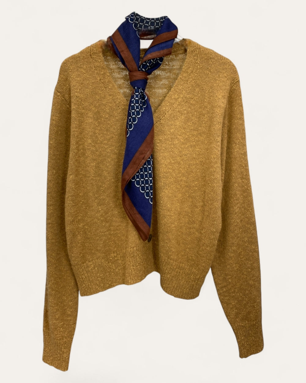 Scarf - Detail Knit Sweater - Zilvina