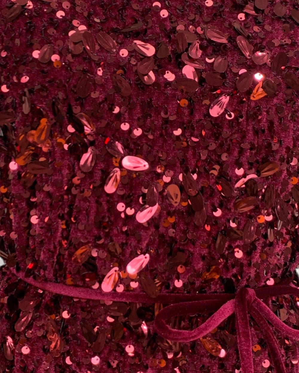 Sequin Tunic Layered Dress Set - Zilvina