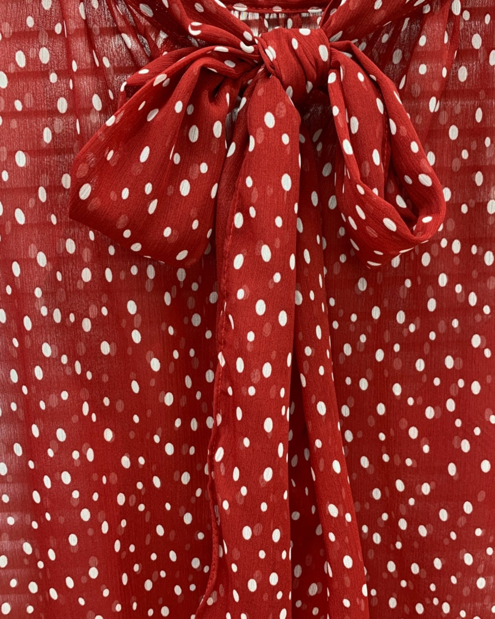 Sleeveless Polka Dot Blouse - Zilvina