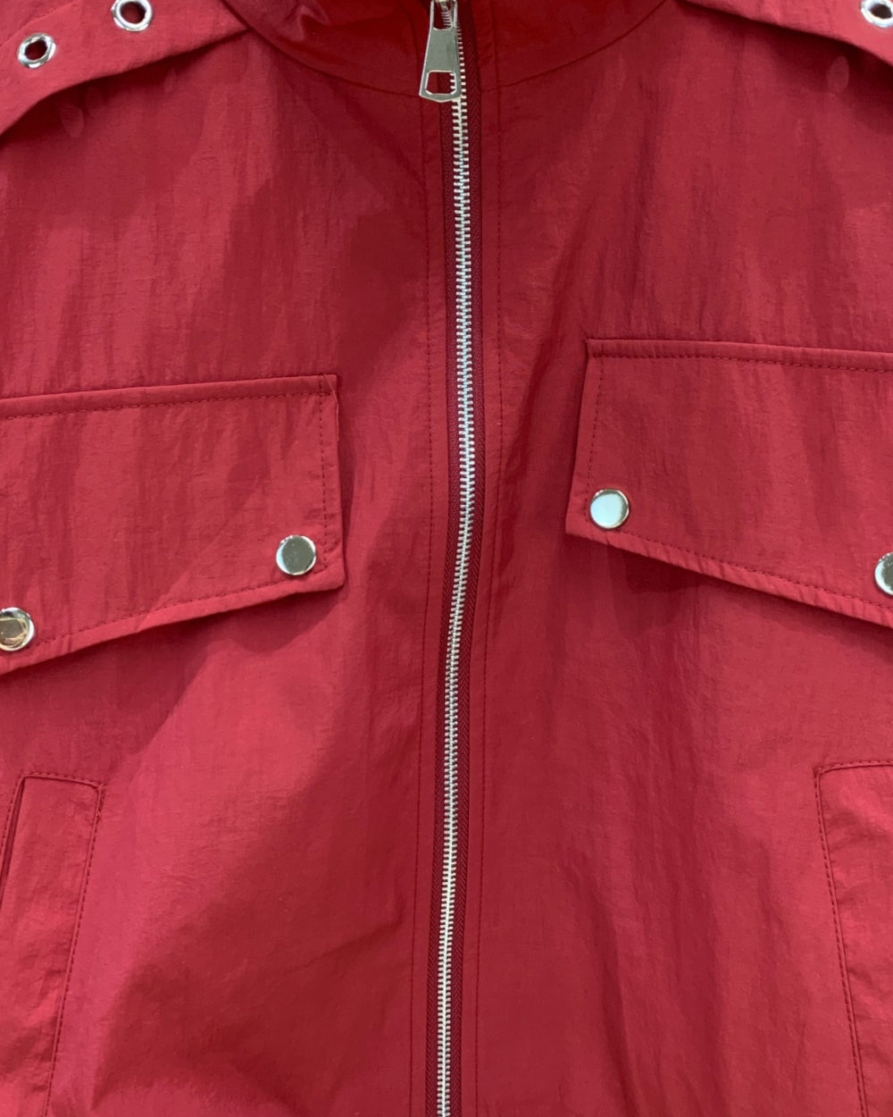 Snap Pocket Bomber Jacket - Zilvina