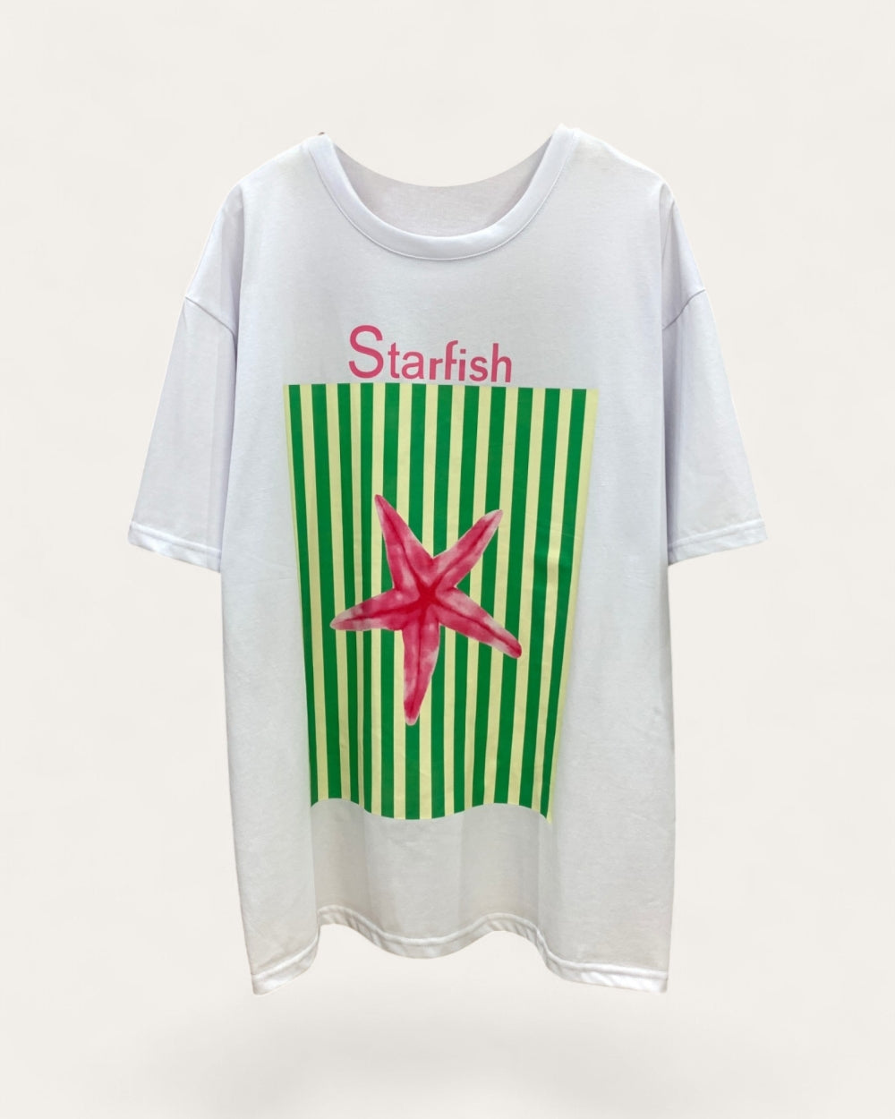 Starfish Stripe Graphic Tee - Zilvina