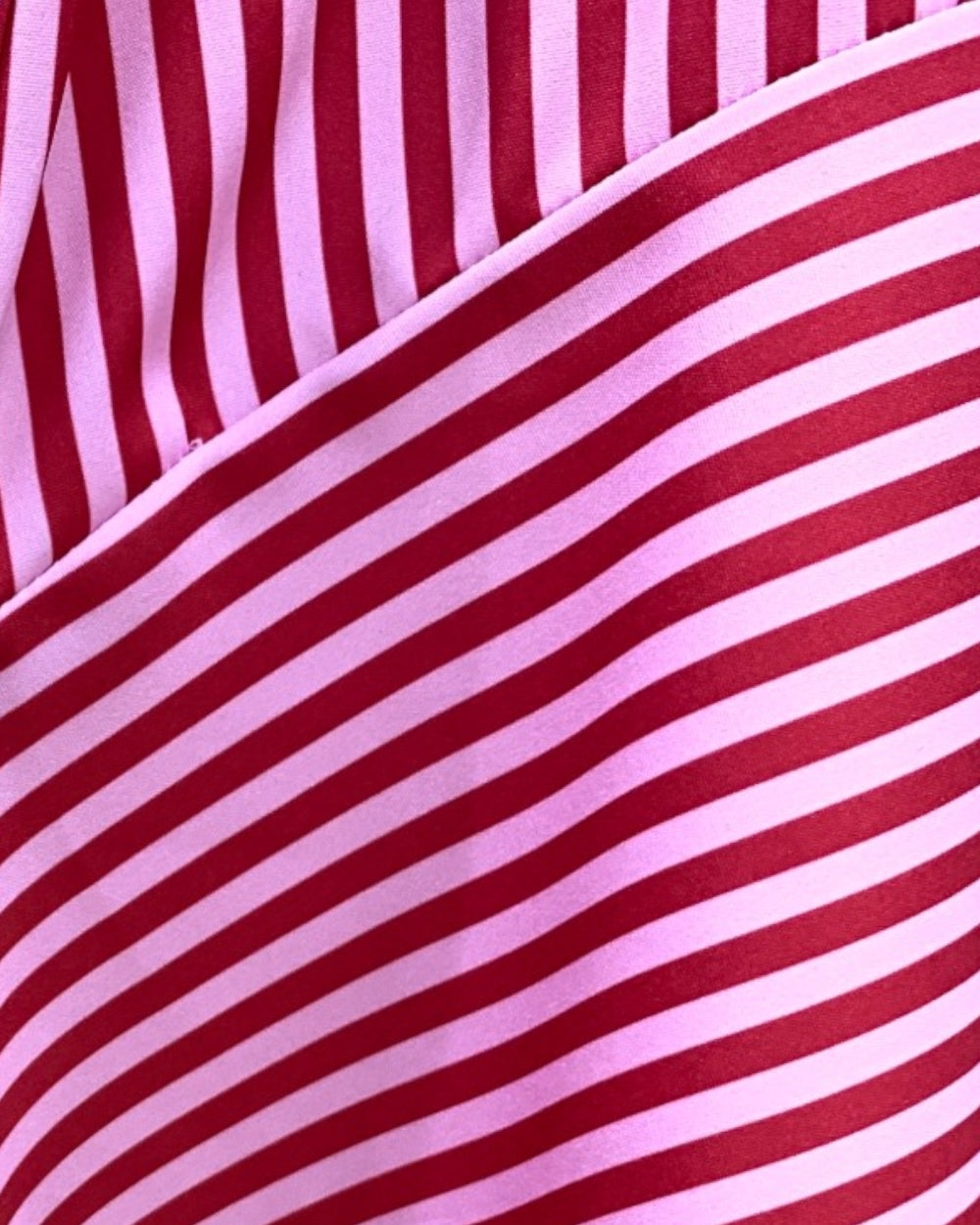 Stripe Bow-Neck Tunic Top - Zilvina