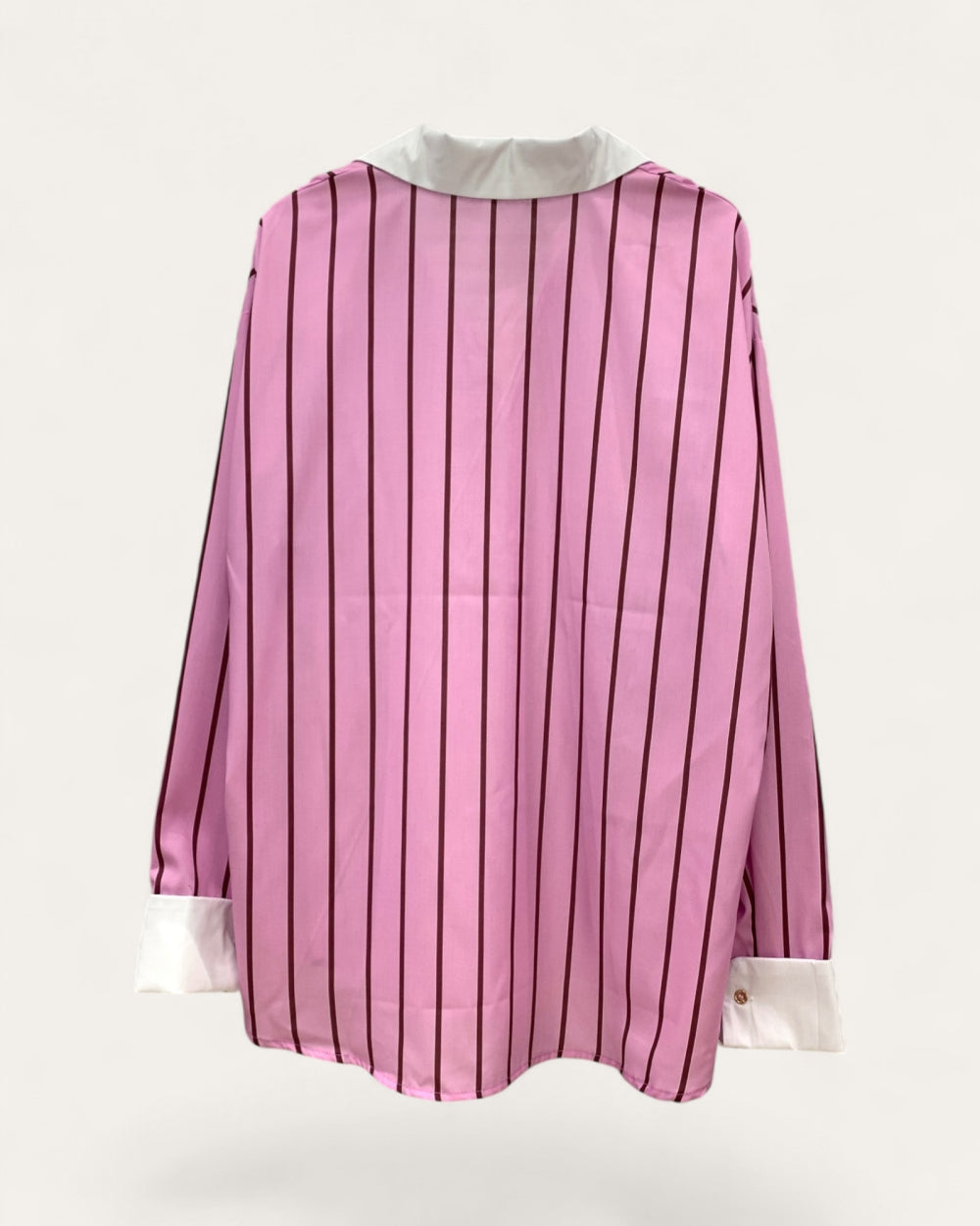 Striped Button - Up Shirt - Zilvina