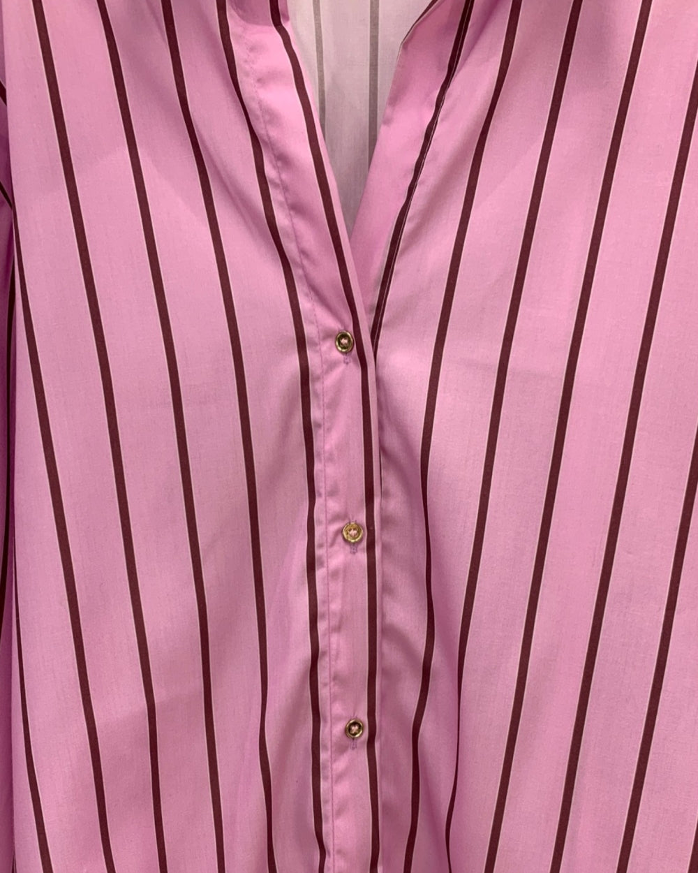 Striped Button - Up Shirt - Zilvina