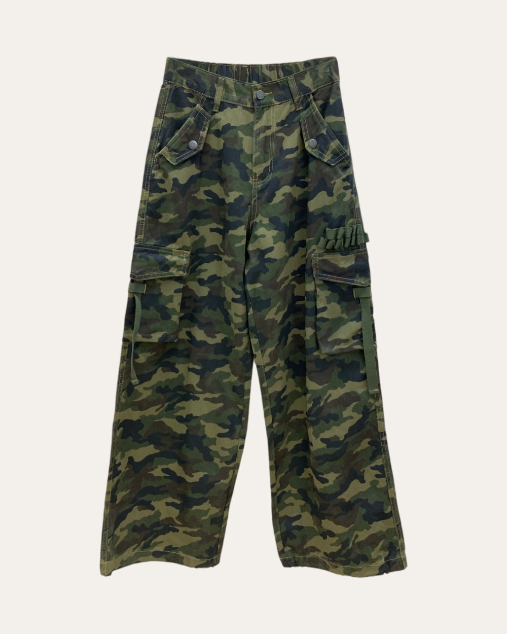 Utility Mode Camo Cargo Pants - Zilvina