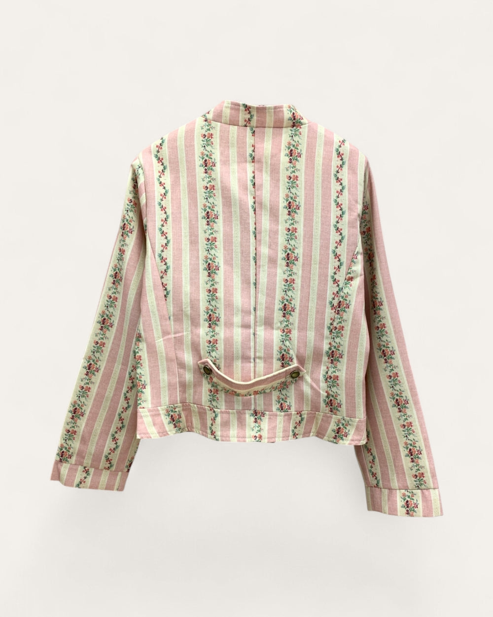 Vintage Floral Stripe Jacket - Zilvina