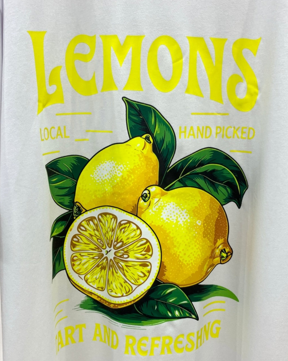 Vintage Lemon Market Graphic T-Shirt - Zilvina