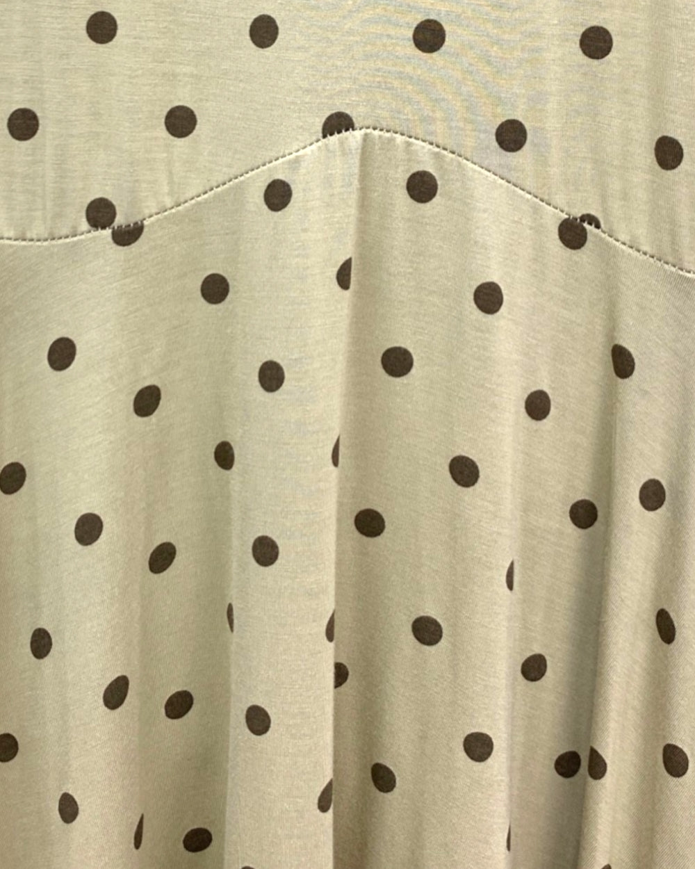 Vintage Polka Dot Flared Midi Skirt - Zilvina