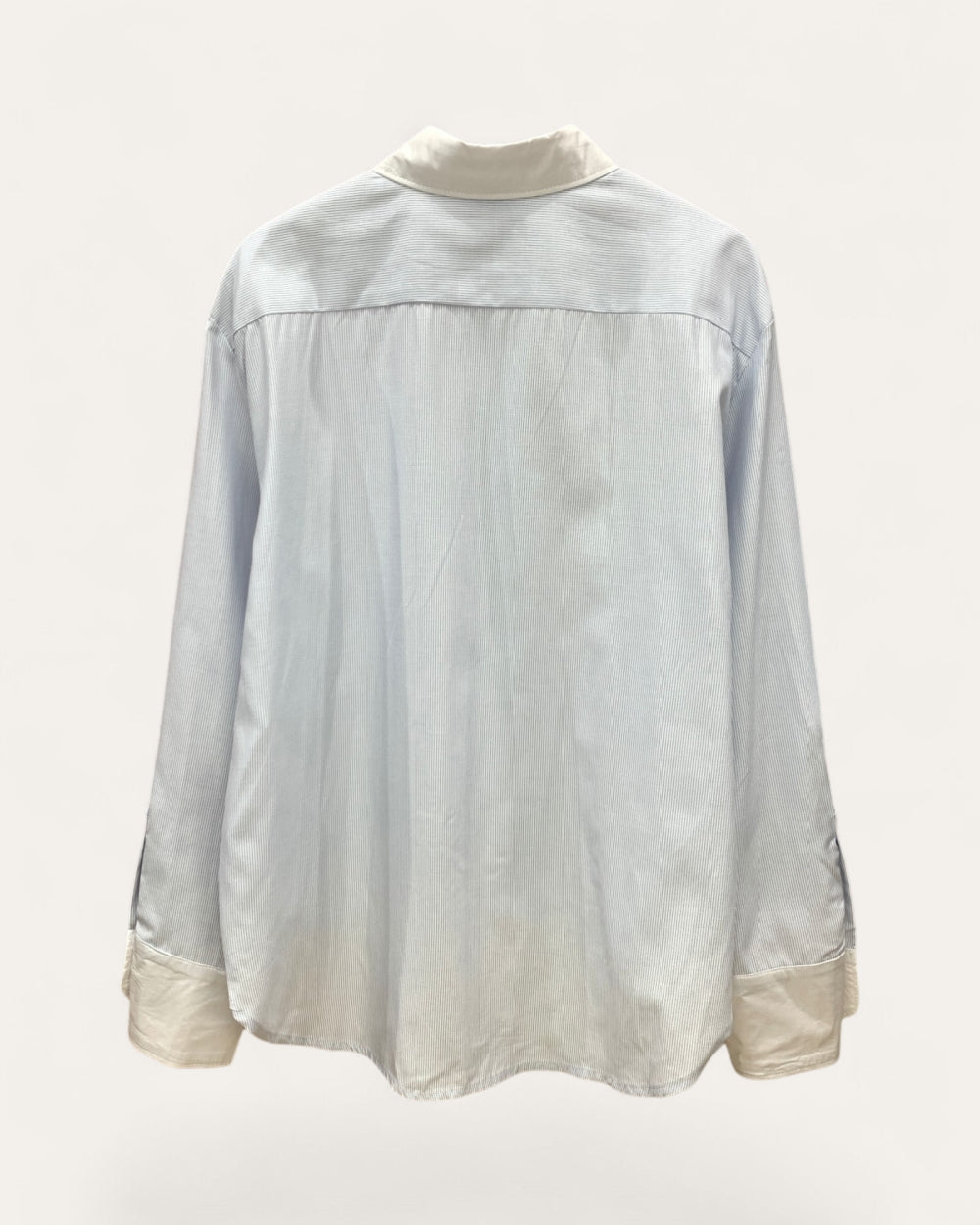 White Frog Closure Button-Up Shirt - Zilvina