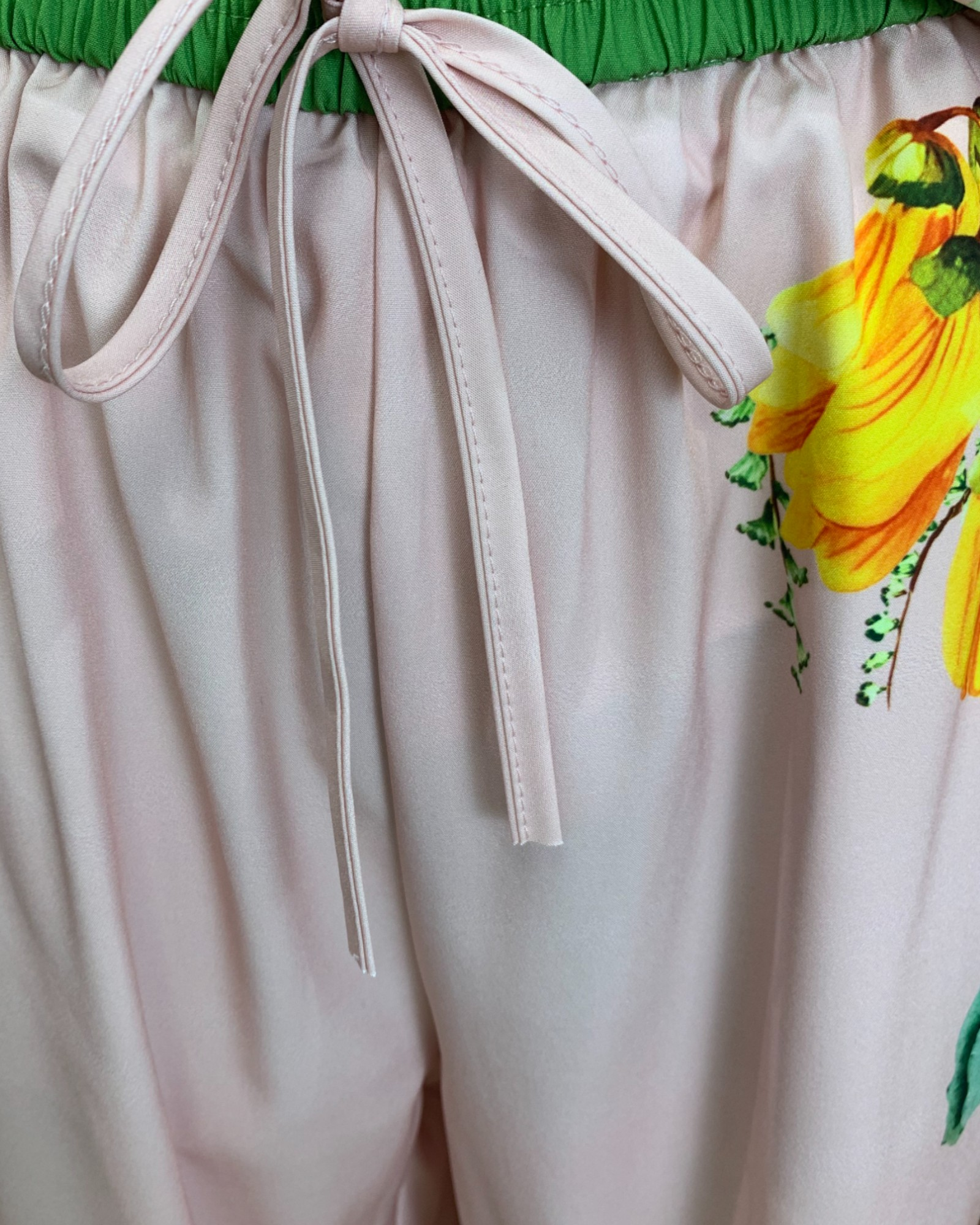 Tropical Garden Print Button-Down Set