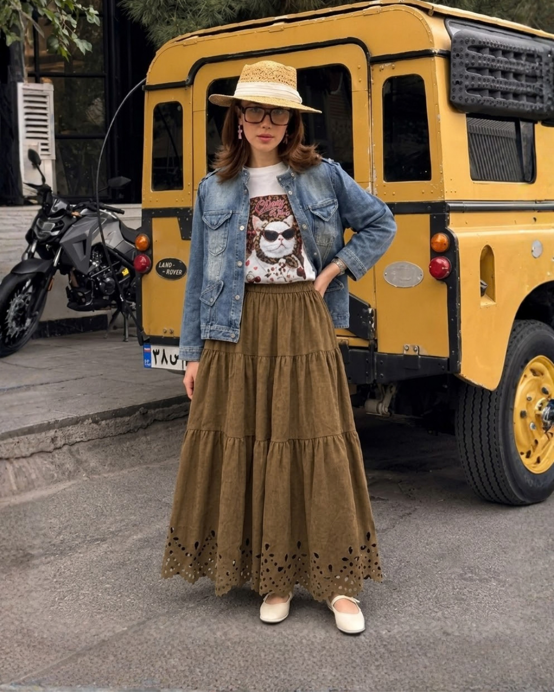 Cherry Vibes Cat Graphic Tee