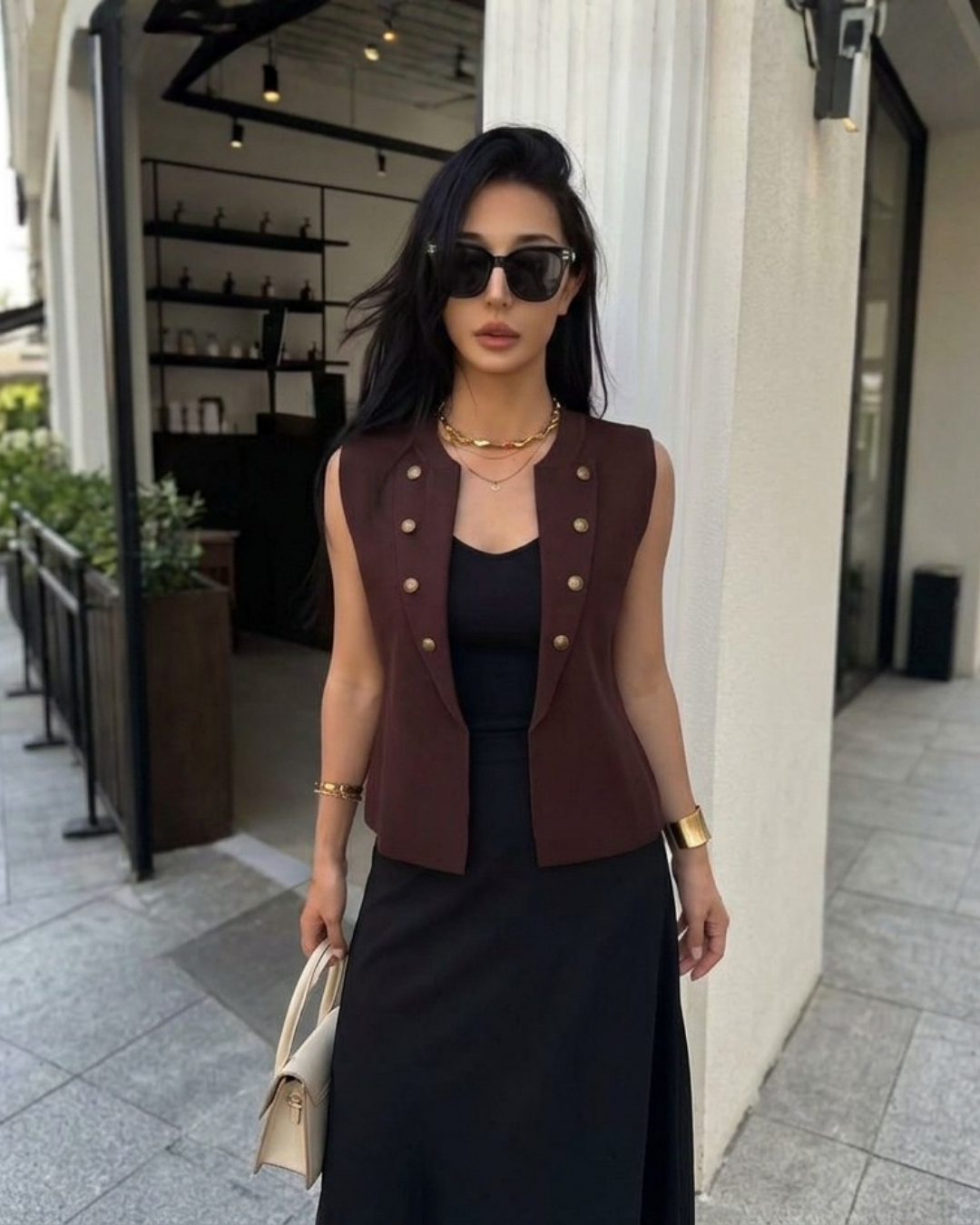 Double-Breasted Tailored Vest