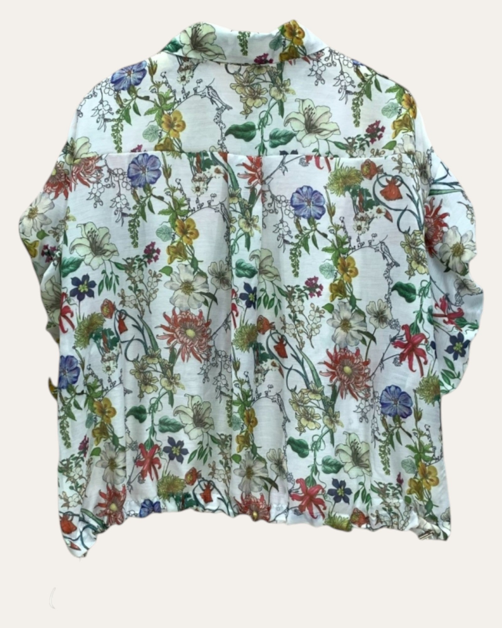 Chic Floral Button-Up Shirt