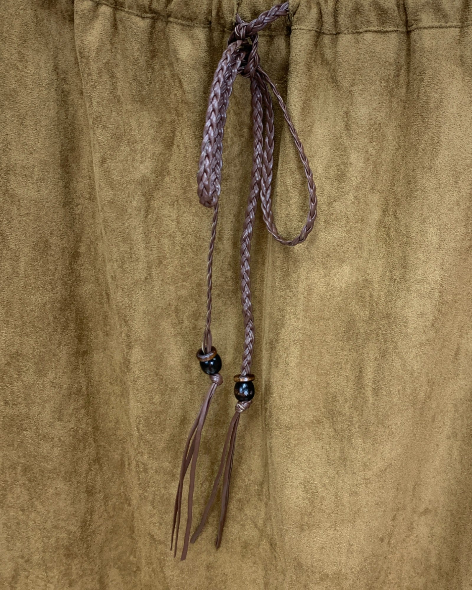 Laser-Cut Hem Midi Skirt