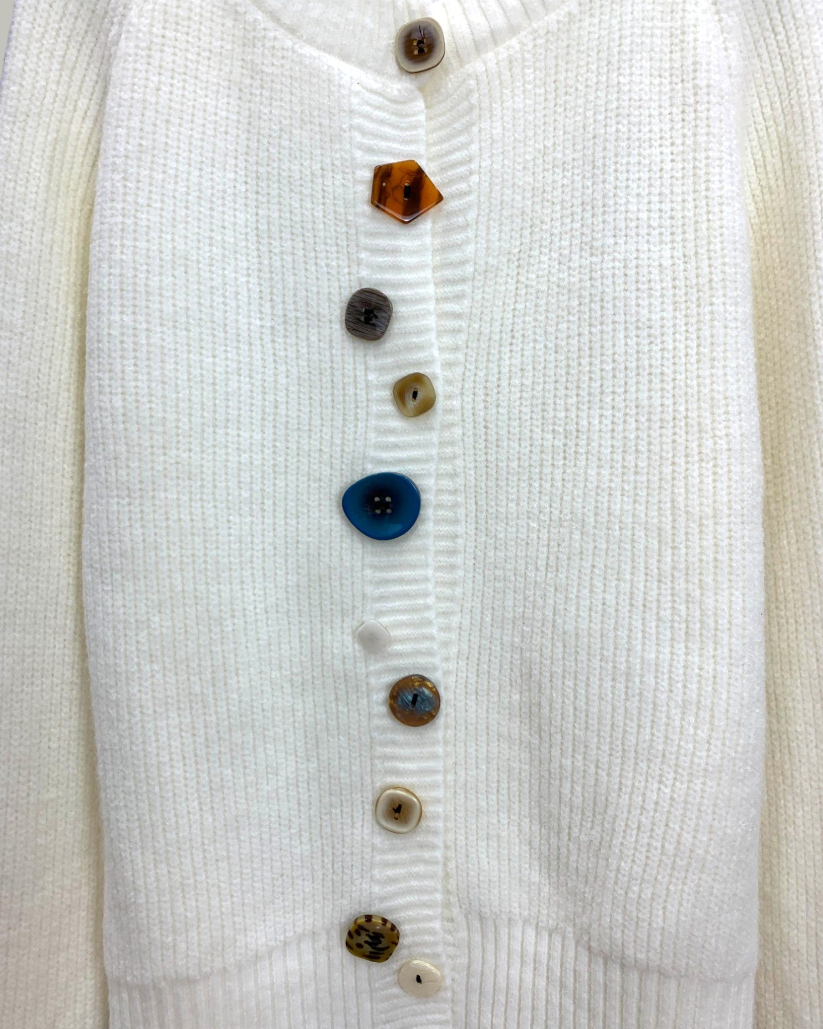 Playful Button Knit Cardigan