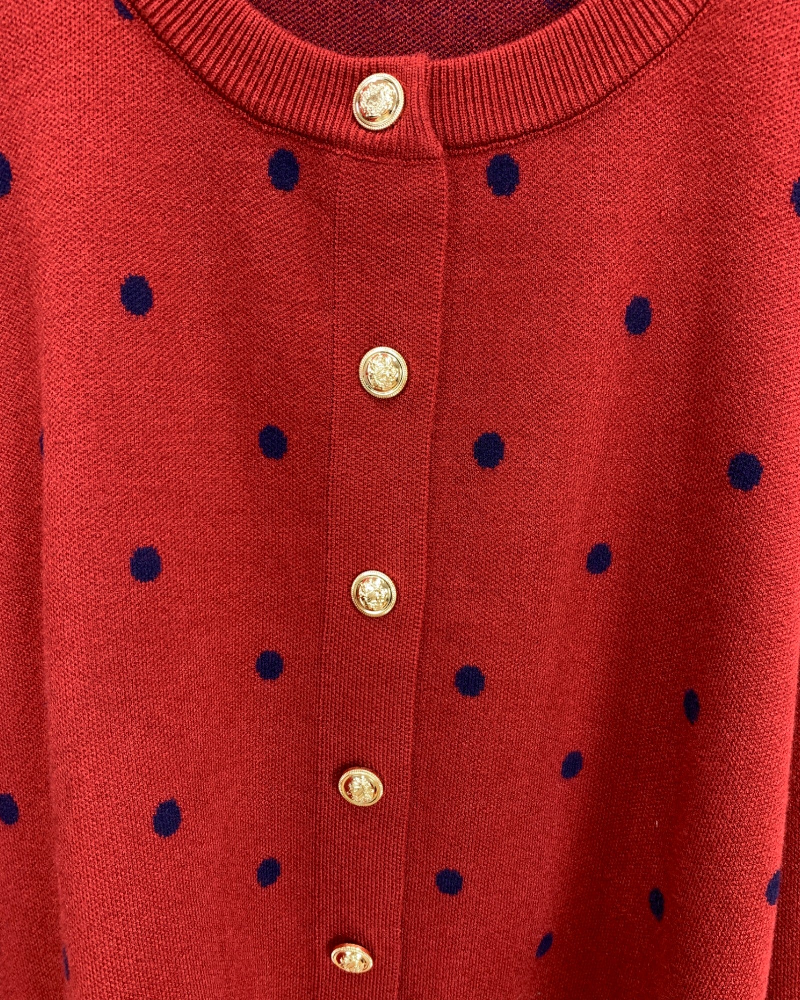 Ribbed Knit Cardigan with Ruffle Trim