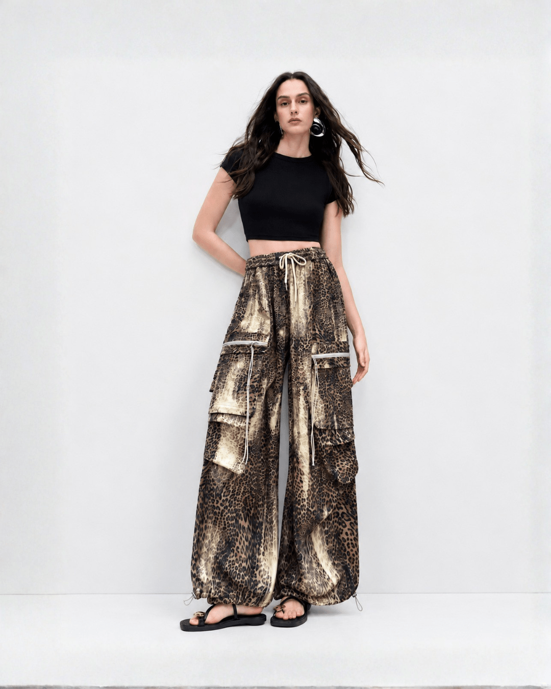 After Hours Leopard Cargo Pants - Zilvina