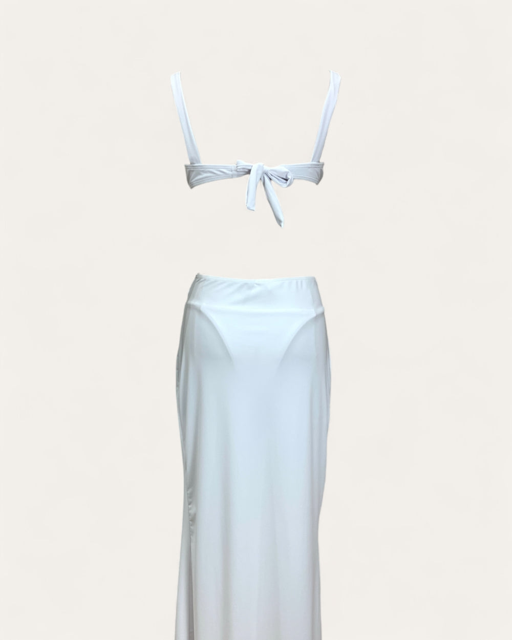 Bandeau Bikini & Maxi Skirt Set - Zilvina