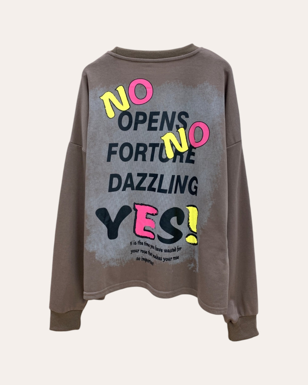 Bear Graphic Oversized Sweatshirt - Zilvina