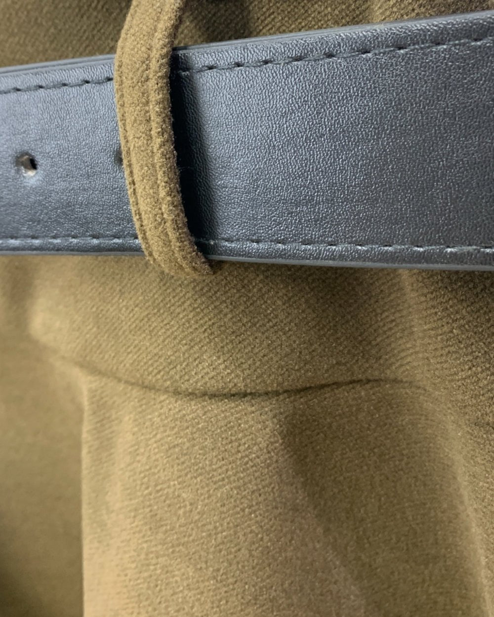 Brown Handkerchief Hem Skirt with Belt - Zilvina