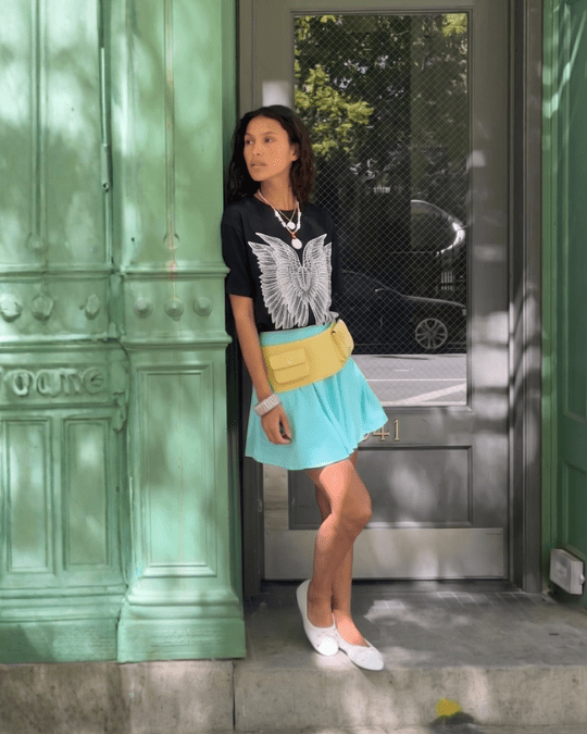 Butterfly Graphic Oversized Tee - Zilvina