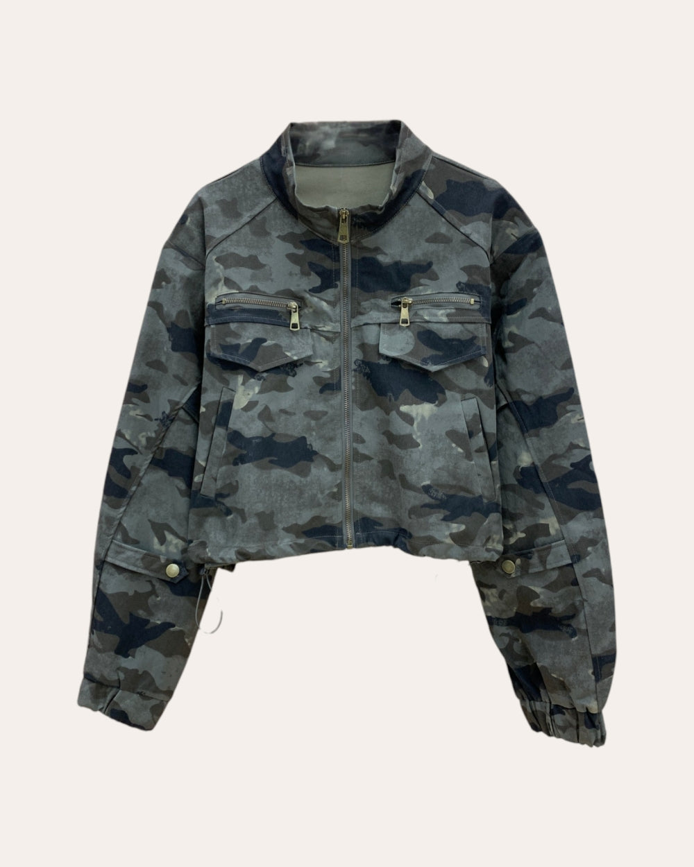 Camo Utility Zip Jacket - Zilvina