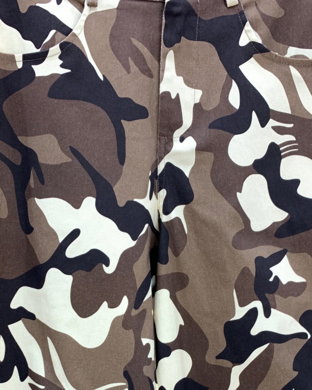 Camo Wide-Leg Utility Pants - Zilvina