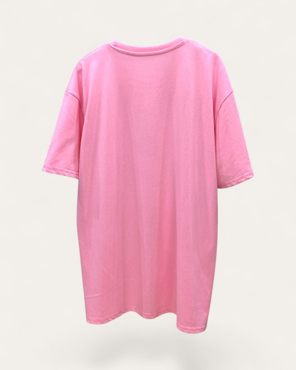 Chain Teddy Graphic Oversized Tee - Zilvina
