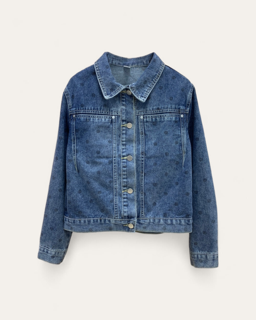 Classic Washed Denim Jacket - Zilvina