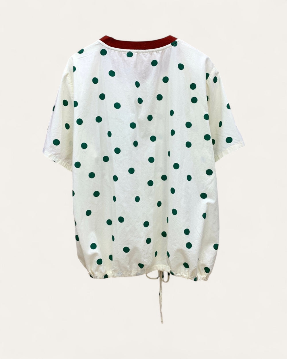 Contrast Pocket Polka Dot Tee - Zilvina