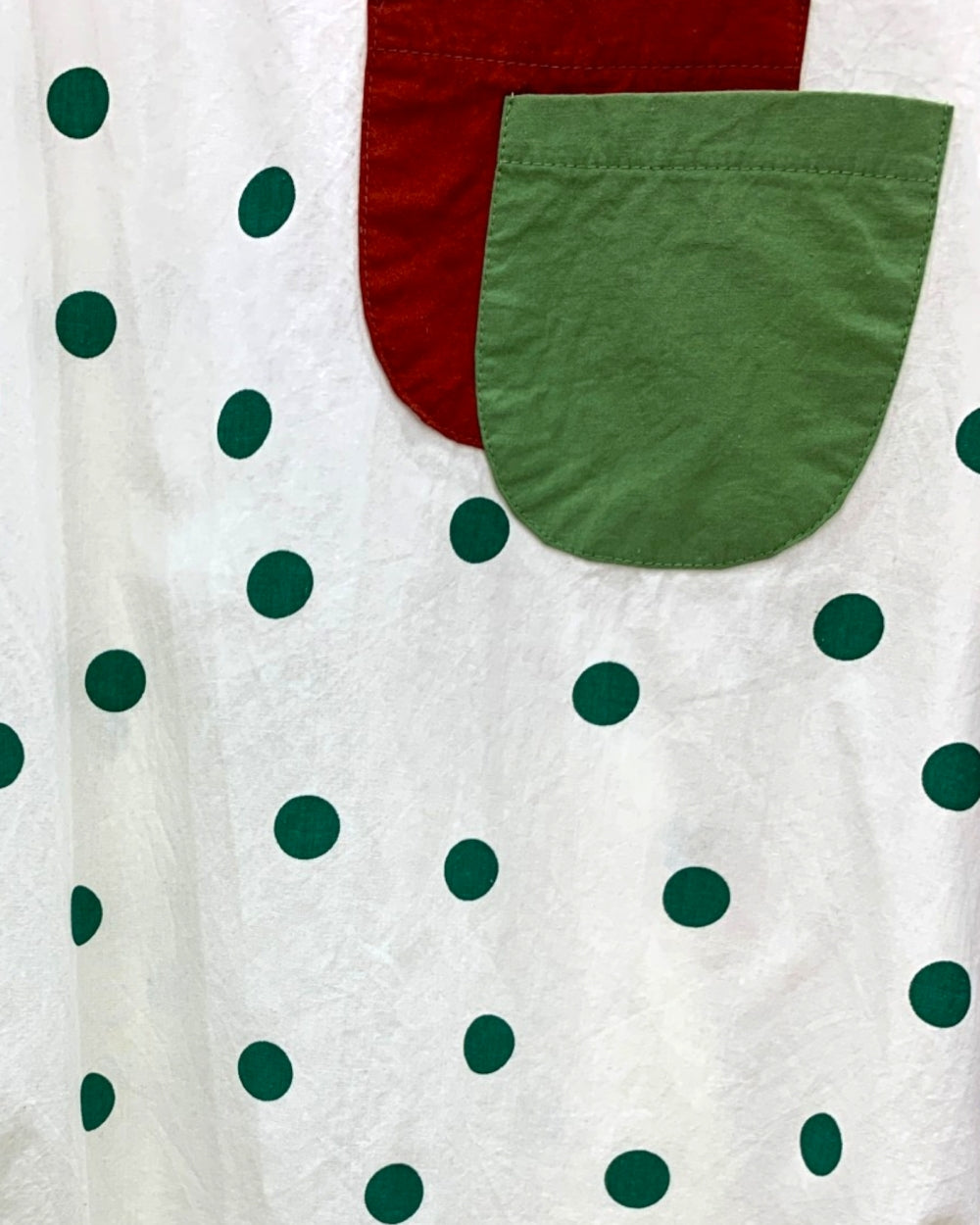 Contrast Pocket Polka Dot Tee - Zilvina