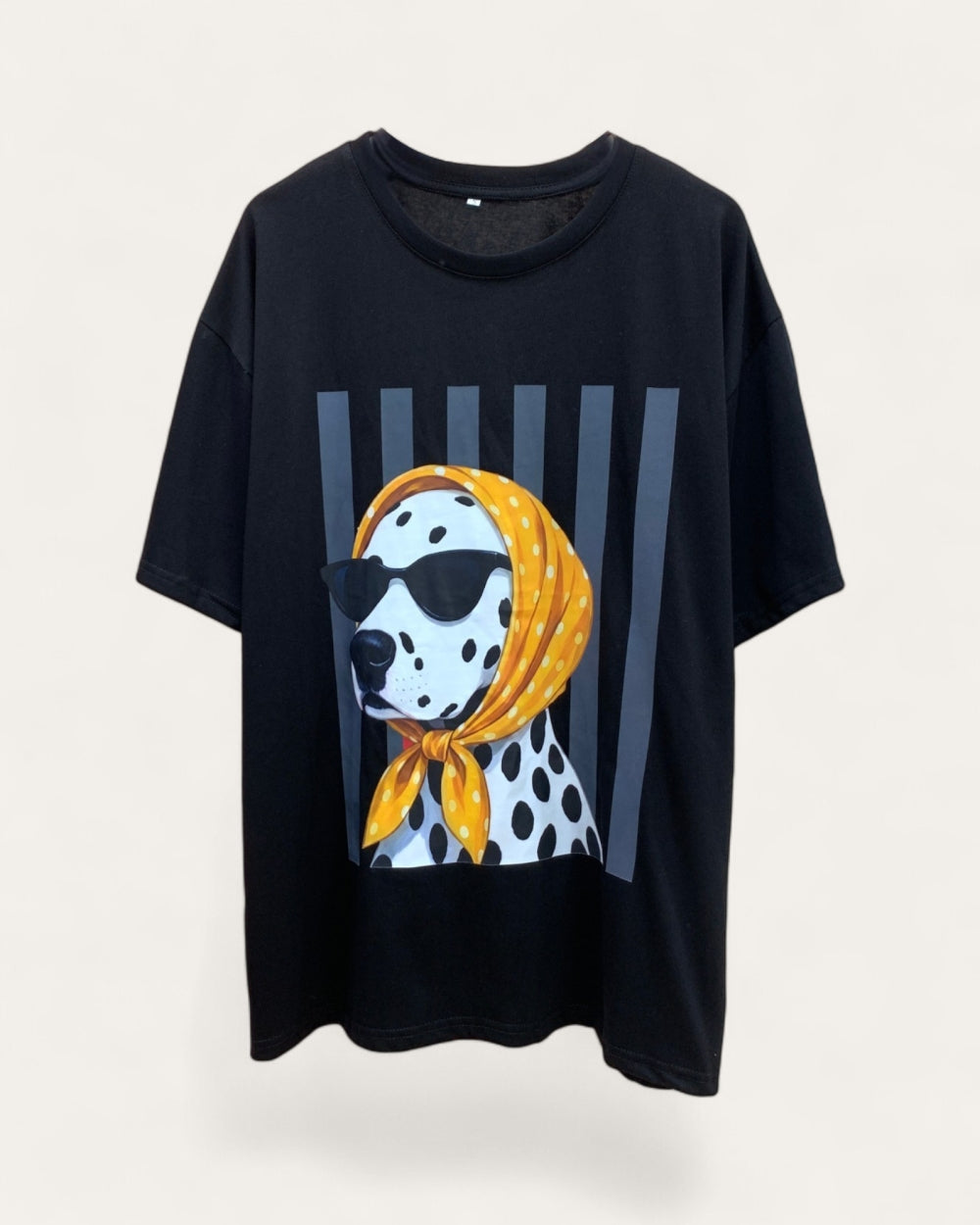 Dalmatian Scarf Graphic Tee - Zilvina