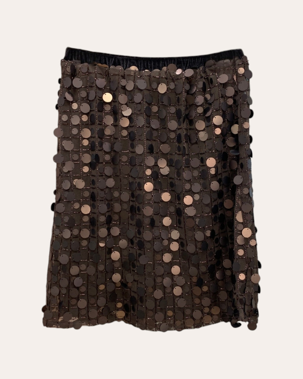 Disc Sequin Mini Skirt - Zilvina