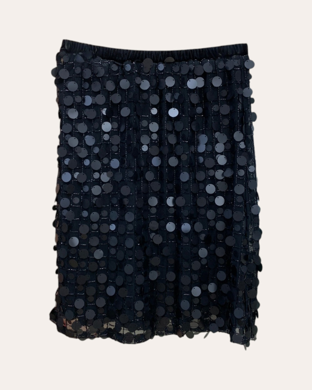 Disc Sequin Mini Skirt - Zilvina