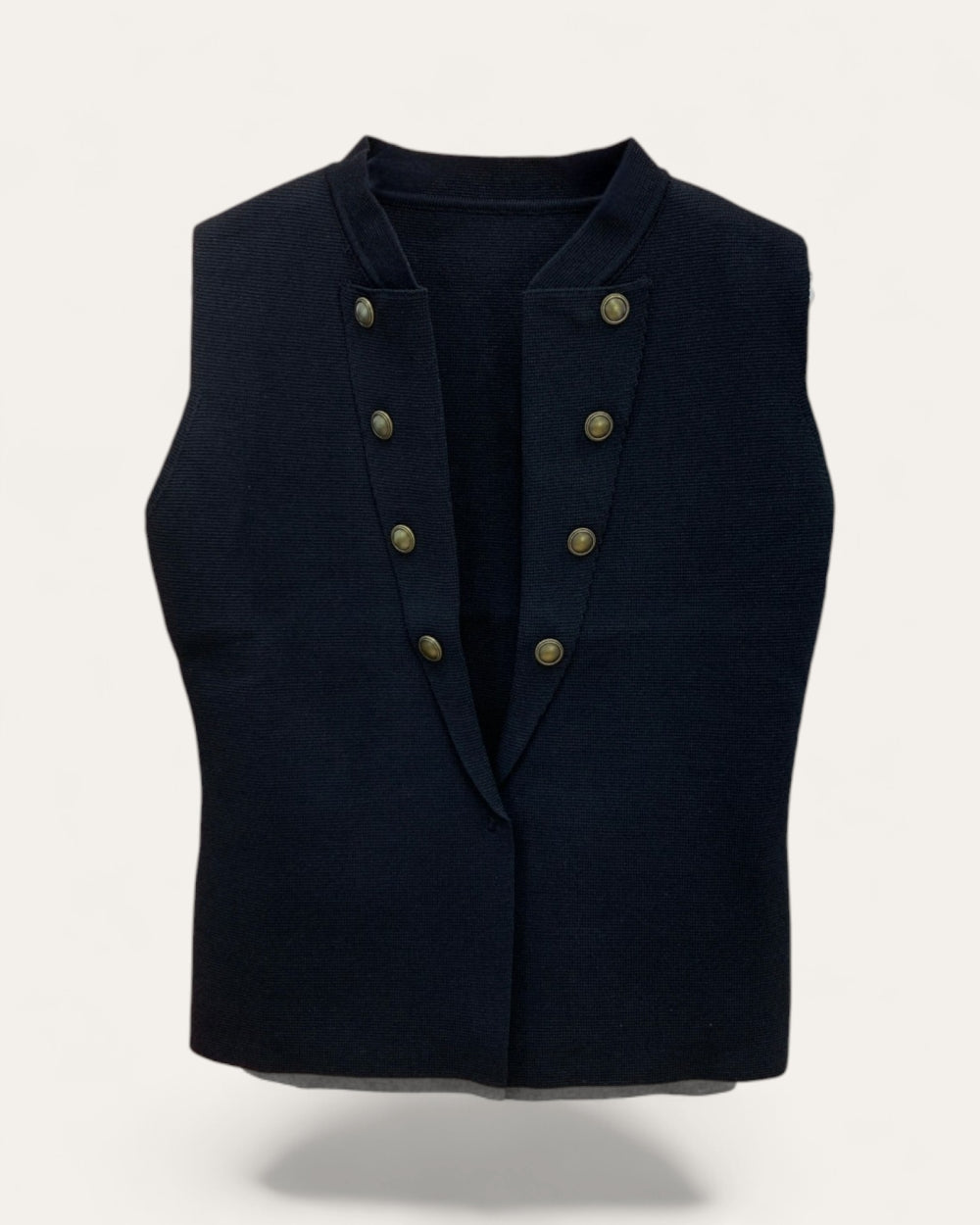 Double-Breasted Tailored Vest - Zilvina