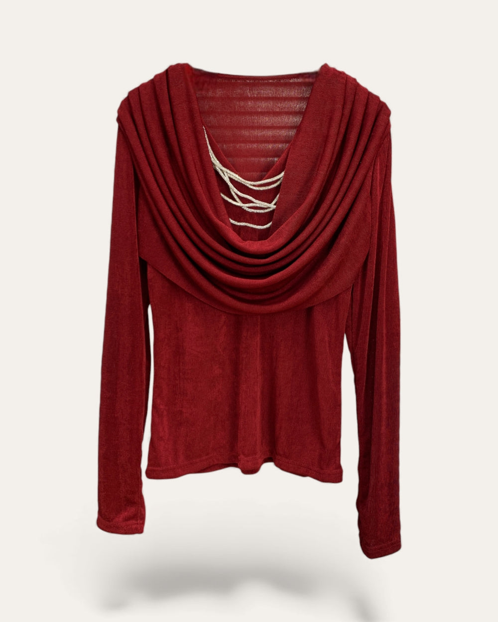 Drape Back Chain Top - Zilvina