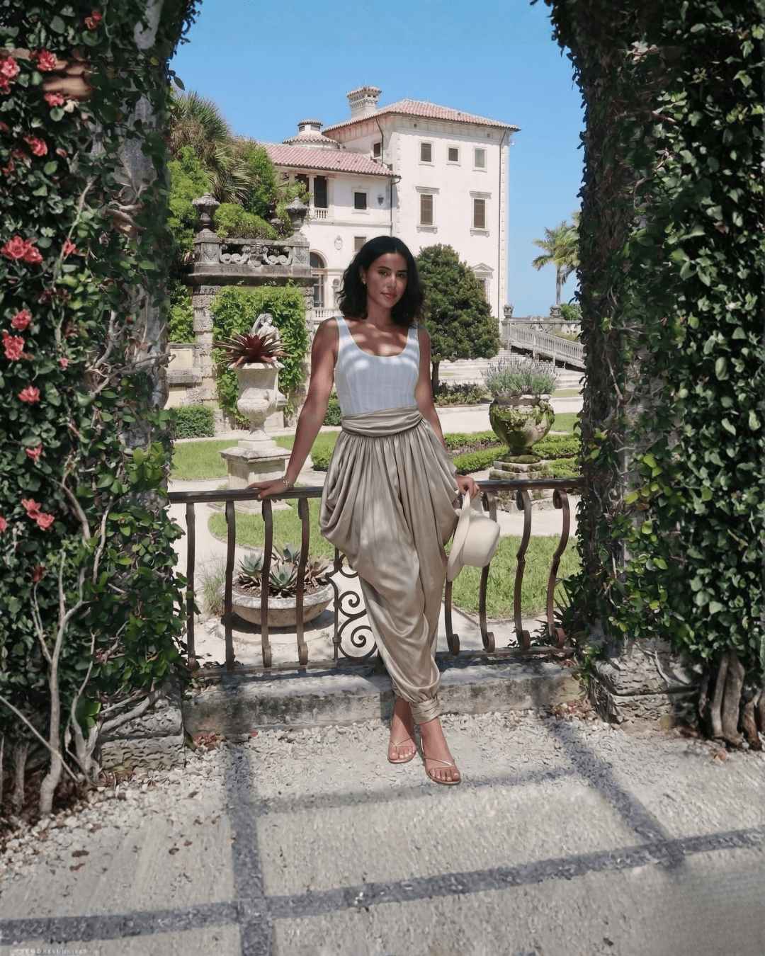Draped Balloon Skirt Pants - Zilvina